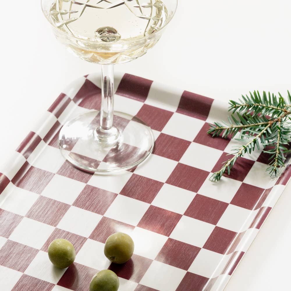 BANDEJA RECTANGULAR CHECKER
