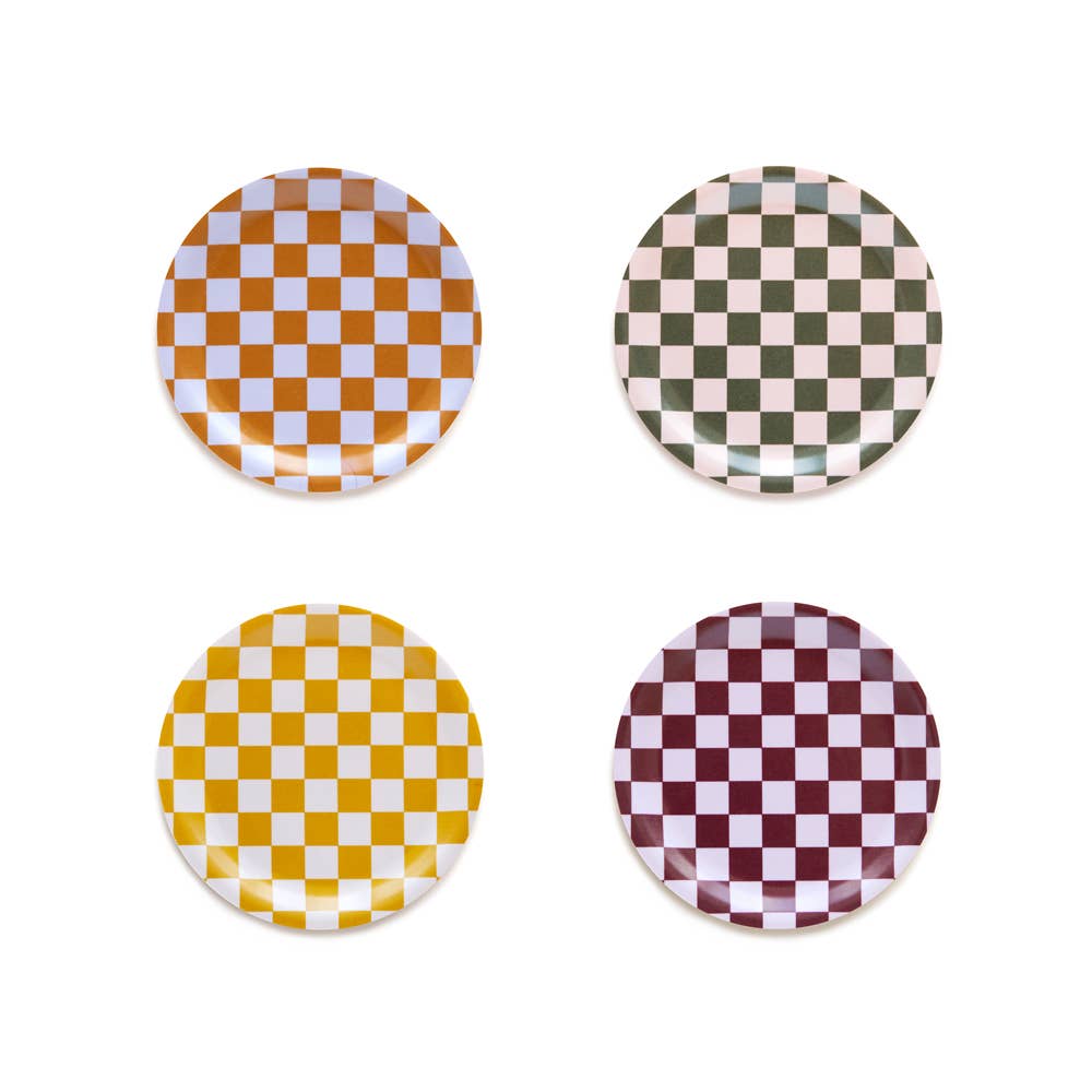 POSAVASOS CHECKER - SET DE 4