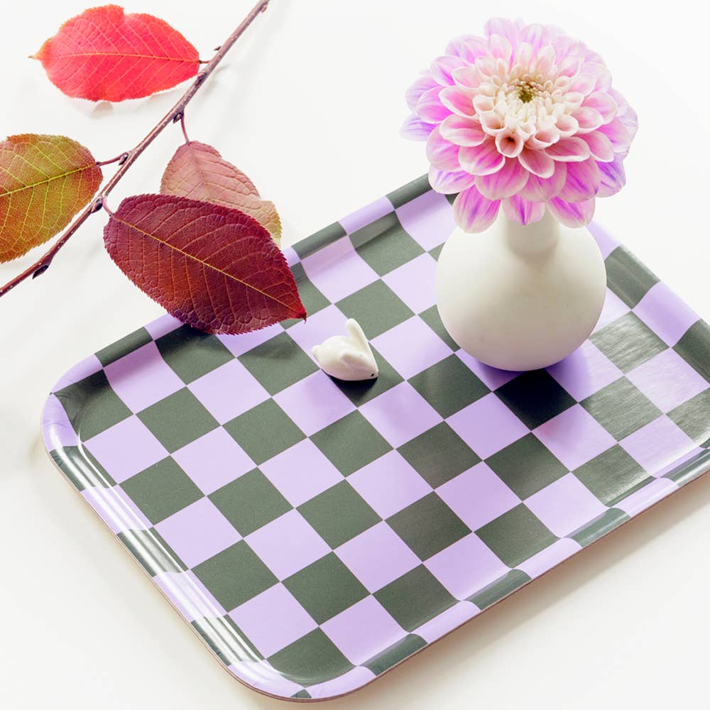 BANDEJA RECTANGULAR CHECKER
