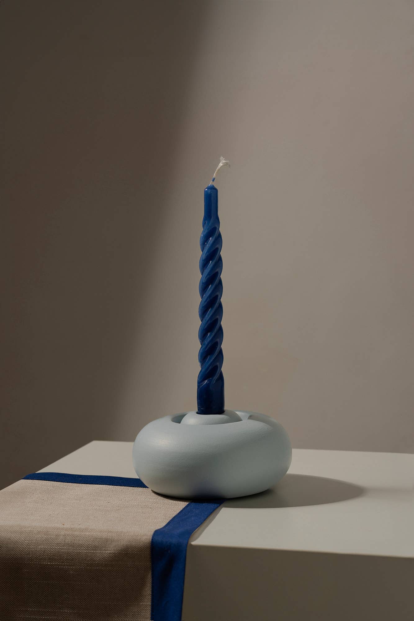 Candelabro Dúo Azul