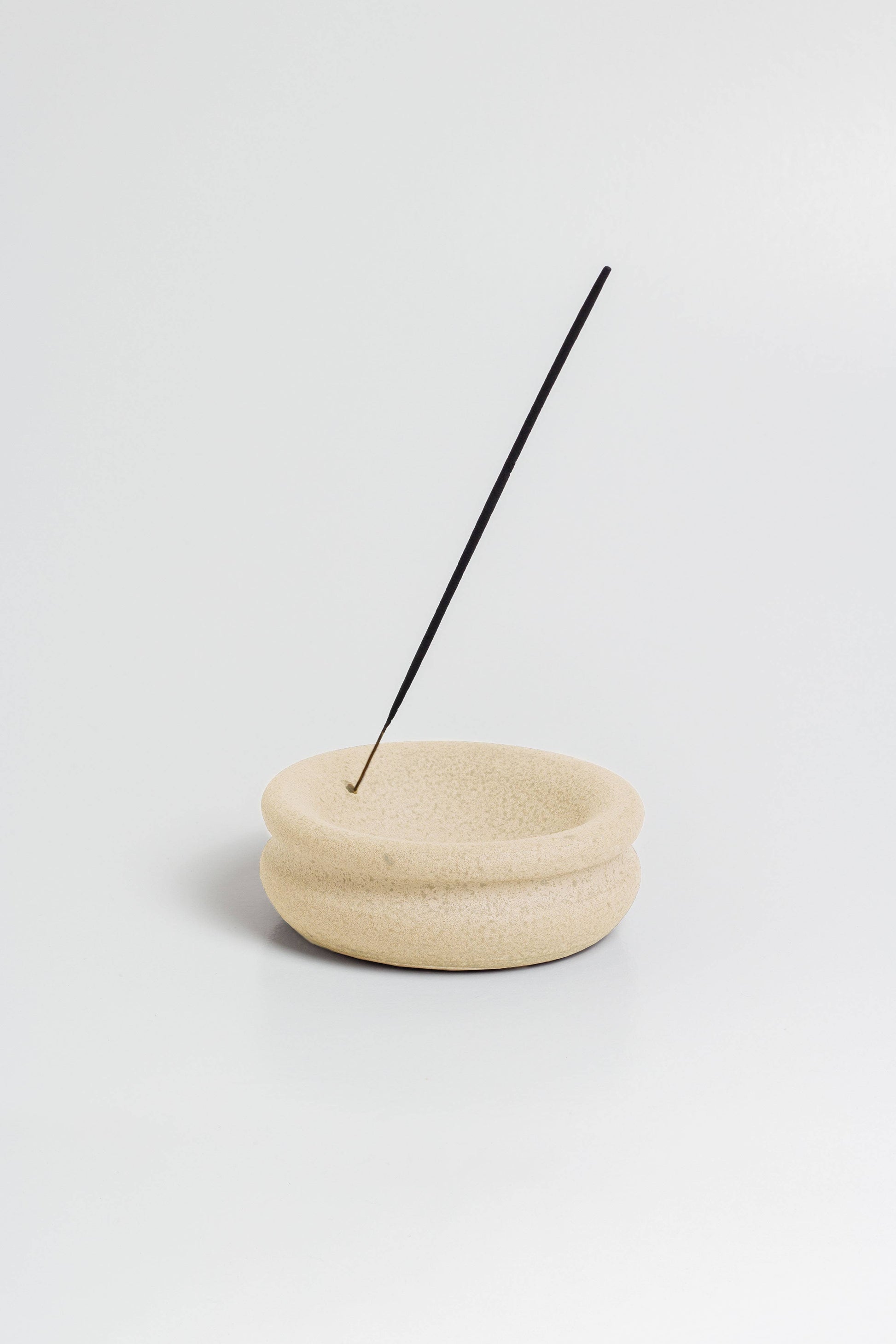 Porta Incienso Beige