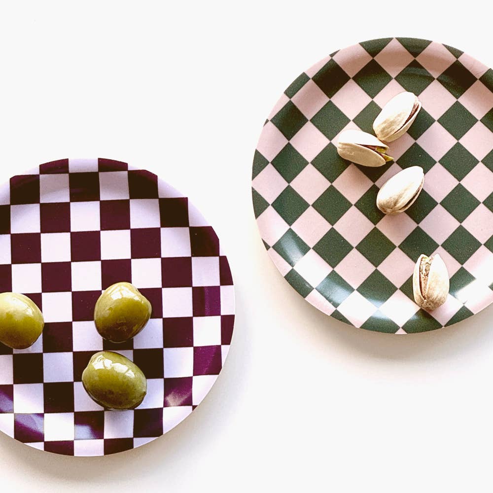 POSAVASOS CHECKER - SET DE 4