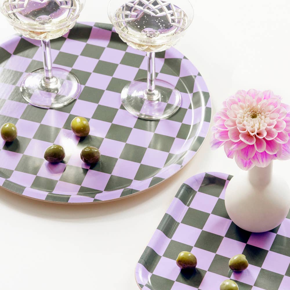 BANDEJA RECTANGULAR CHECKER